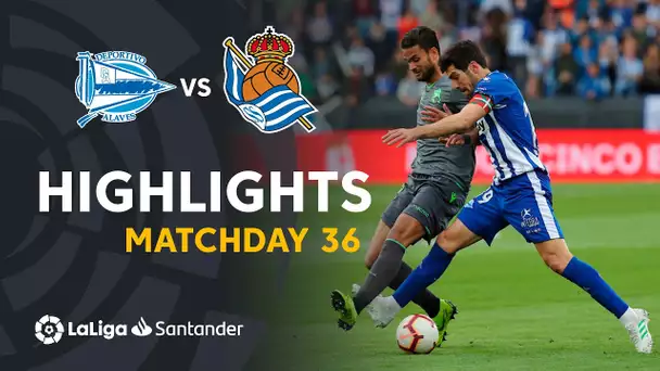 Highlights Deportivo Alavés vs Real Sociedad (0-1)