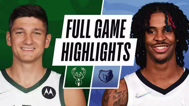 BUCKS at GRIZZLIES | NBA PRESEASON FULL GAME HIGHLIGHTS | October 5, 2021