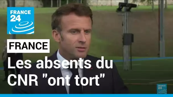 France : les absents au Conseil national de la refondation "ont tord" selon Emmanuel Macron