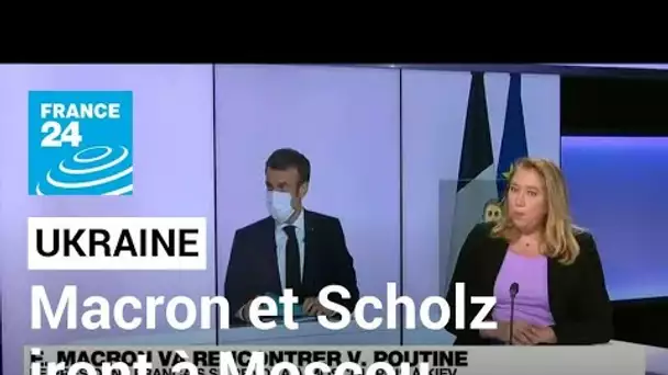 Crise ukrainienne : Emmanuel Macron et Olaf Scholz vont rencontrer Poutine • FRANCE 24