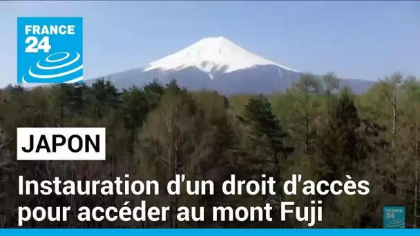 Au pied du mont Fuji, les randonneurs plutôt favorables au paiement d'un droit d'accès