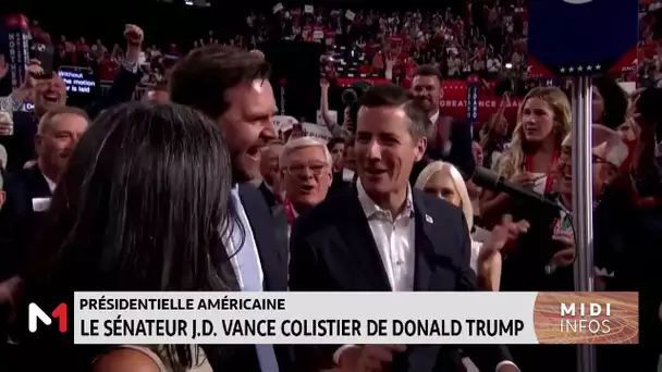 Présidentielle US : le sénateur J.D. Vance colistier de Donald Trump