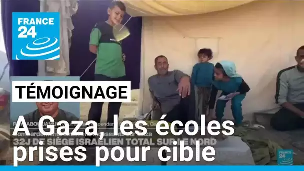 Les écoles prises pour cible à Gaza : le témoignage du journaliste Rami Abou Jamus • FRANCE 24