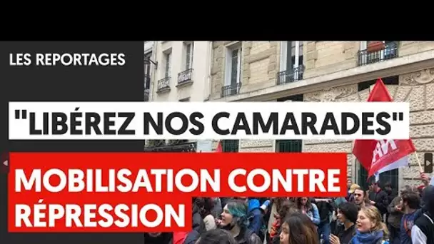 "LIBÉREZ NOS CAMARADES" - À PARIS, MOBILISATION CONTRE LA RÉPRESSION