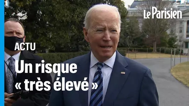 Crise en Ukraine : la Russie est prête « à attaquer l'Ukraine », affirme Biden