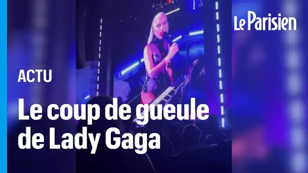 Lady Gaga lance un message fort, en plein concert, sur le droit à l’avortement aux États-Unis