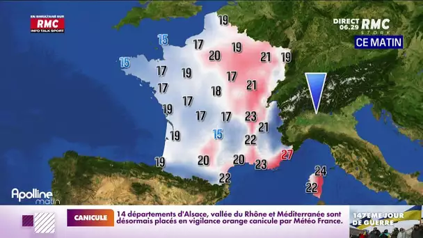 La météo du 20 juillet 2022