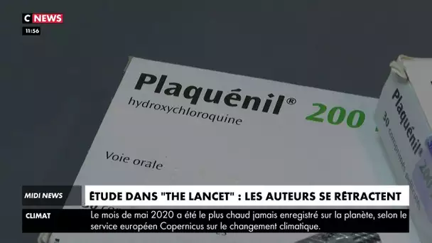 Hydroxychloroquine : trois des auteurs de l'étude du Lancet se rétractent