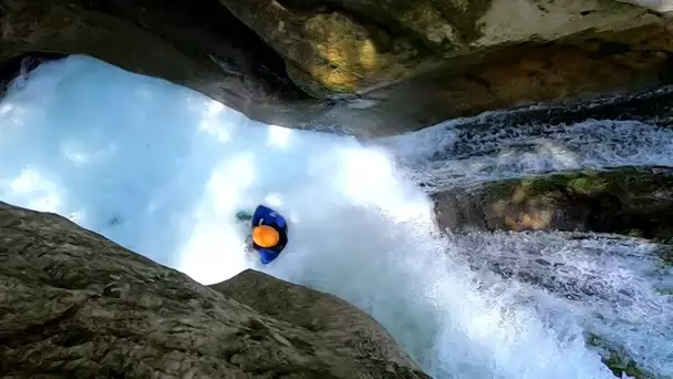 Alpes-Maritimes : la descente du Loup en canyoning