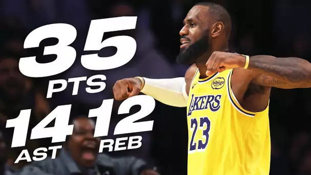 LeBron James' KINGLY TRIPLE-DOUBLE PERFORMANCE! 👑| November 13, 2024