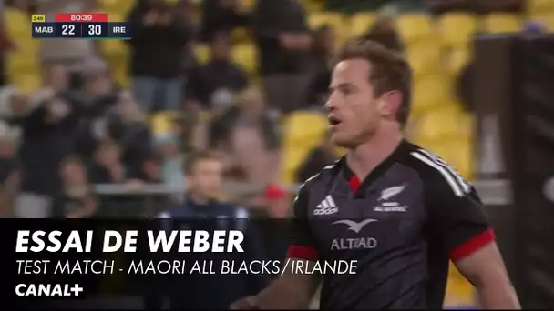 Essai de Brad Weber - Test Match - Maori All Blacks/Irlande