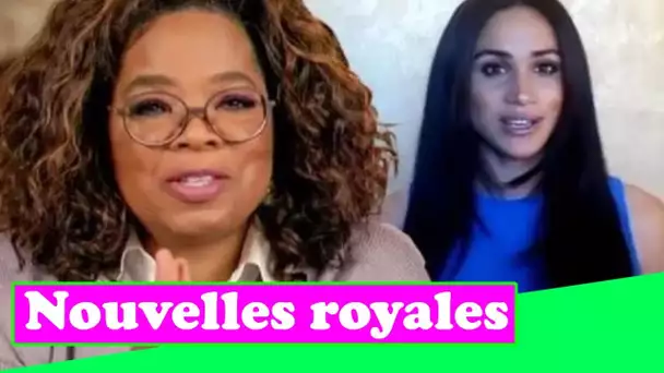 Oprah Winfrey a levé le voile sur une conversation privée avec Meghan Markle: "Dites-moi vos intenti