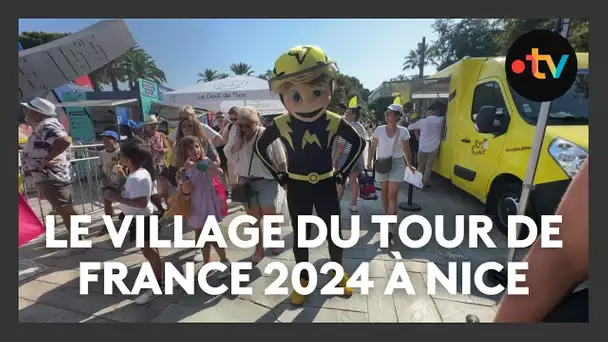 Tour de France 2024, succès pour le village du tour au jardin Albert 1ᵉʳ à Nice