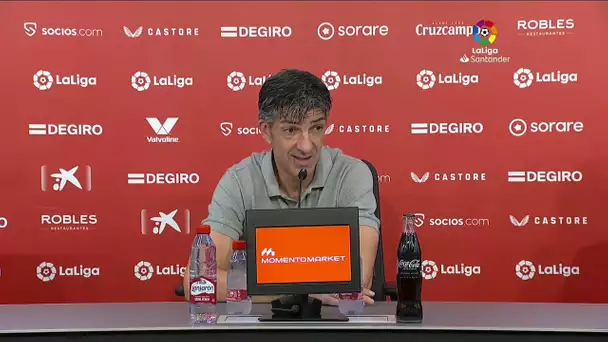 Rueda de prensa Sevilla FC vs Real Sociedad