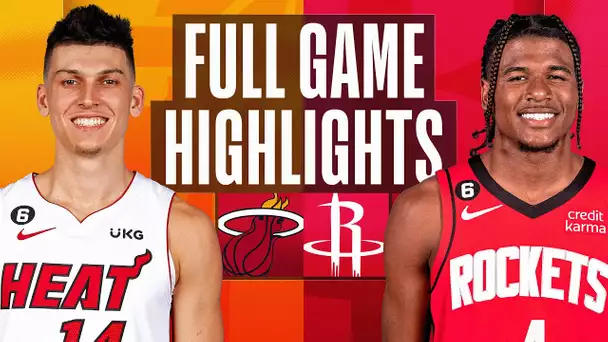 HEAT at ROCKETS | FULL GAME HIGHLIGHTS | December 15, 2022