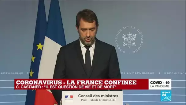 Coronavirus - Christophe Castaner : 100 000 policiers et gendarmes déployés