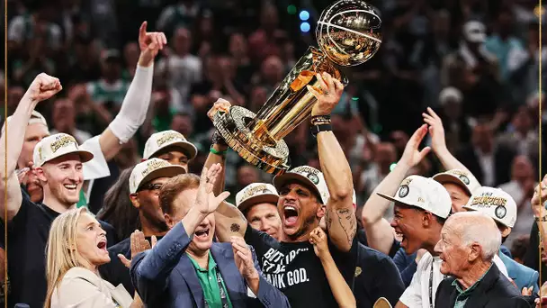 Boston Celtics Larry O’Brien NBA Championship Trophy Presentation🏆