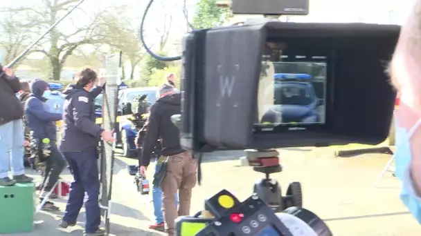Rencontre avec les techniciens du téléfilm "Les mystères de la gendarmerie" en tournage à Rochefort