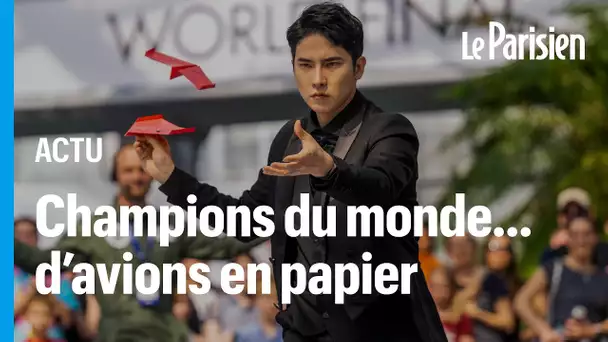 Bienvenue au championnat du monde... de lancer d’avions en papier