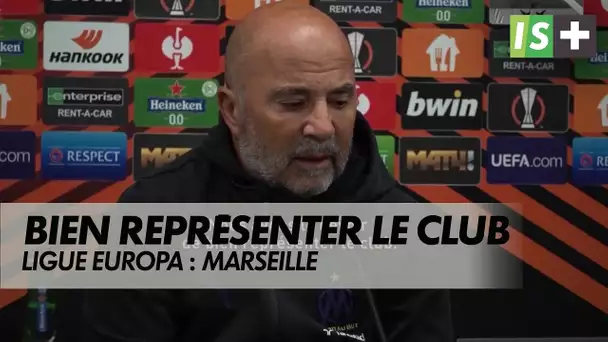 Jorge Sampaoli : "nous avons le devoir de bien représenter le club"
