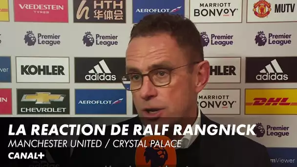 La réaction de Ralf Rangnick après sa première