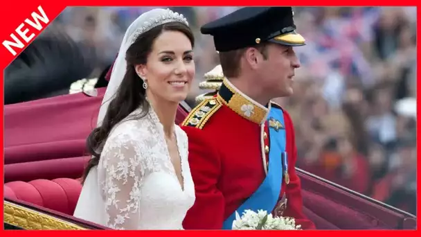 ✅  Kate Middleton : son entorse à une tradition royale le jour de son mariage avec William