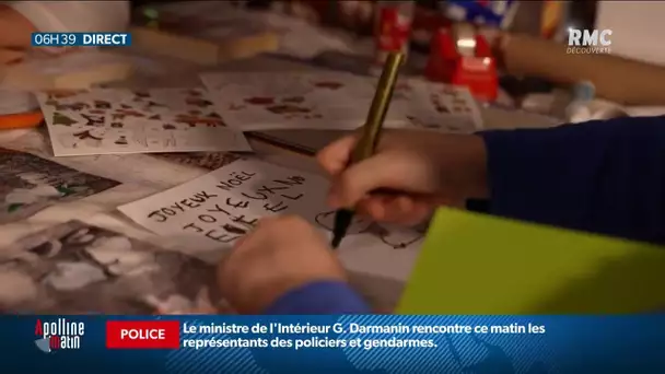 "Ca donne chaud au coeur": un colis et un mot doux d'un enfant distribués à des SDF en Ile-de-France