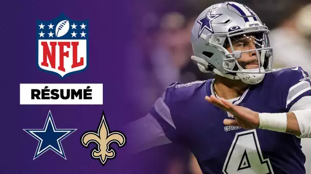 Résumé NFL : Dallas Cowboys @ New Orleans Saints