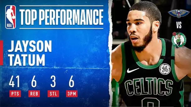 Jayson Tatum Drops CAREER-HIGH 41 PTS & 6 3PM