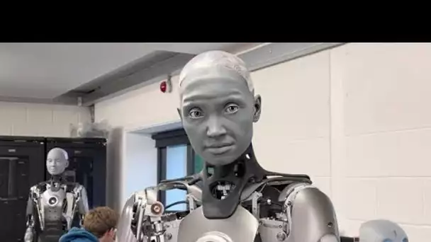 Ameca, un robot à la gestuelle et au visage très humain