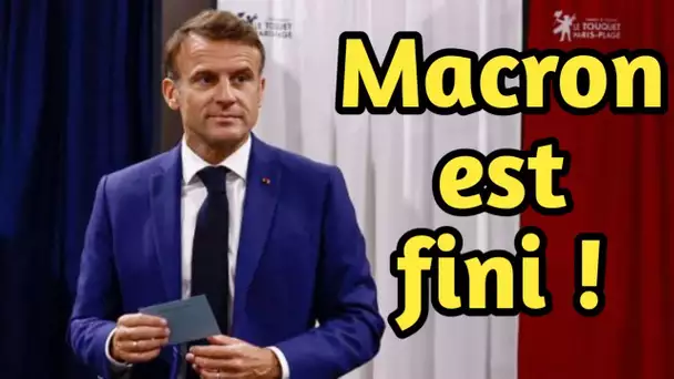 Législatives 2024 :  Macron : Échec cuisant de son coup de poker