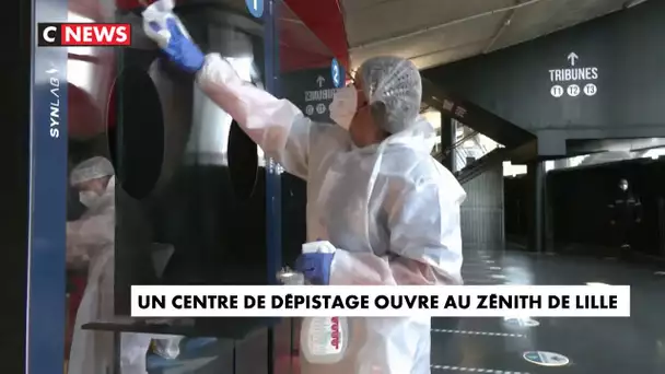 Un centre de dépistage ouvre au zénith de Lille