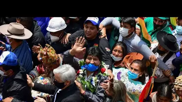 En Bolivie, Evo Morales rentre d'exil au lendemain de l'investiture de Luis Arce