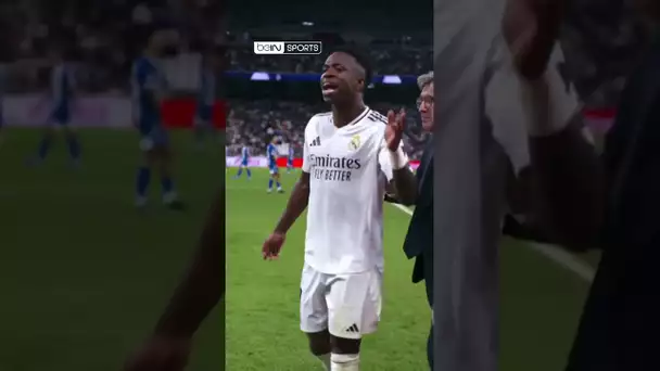 🤣 La réaction de Vinicius quand il voit les 6 minutes de temps additionnel ! #shorts