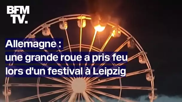 Allemagne : une grande roue a pris feu lors d'un festival, une vingtaine de personnes blessées