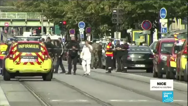 Attaque au couteau à Nice : la menace terroriste s'accentue en France