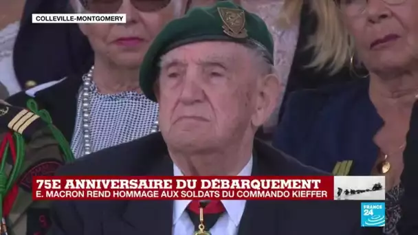 Discours : Emmanuel Macron rend hommage au commando Kieffer