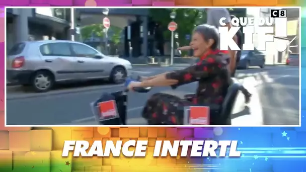 Quand Isabelle Morini-Bosc descend dans la rue pour faire la promotion de "France Inter" !