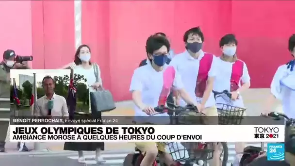 Jo de Tokyo : ambiance morose à quelques heures du coup d'envoi • FRANCE 24