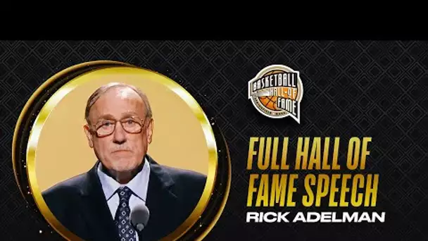 Rick Adelman | Hall of Fame Enshrinement Speech