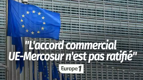 L’accord commercial UE-Mercosur "n’est pas ratifié", prévient François de Rugy