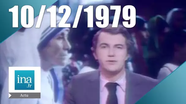 JT Antenne 2 20h du 10 décembre 1979 - Mère Teresa, prix Nobel de la paix | Archive INA