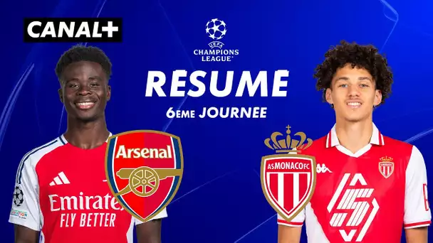 Le résumé de Arsenal / Monaco - Ligue des champions 2024-25 (J6)