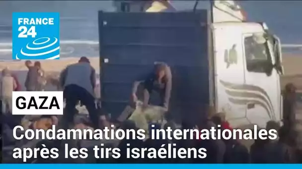 Gaza : condamnations internationales après les tirs israéliens sur un convoi d'aide • FRANCE 24