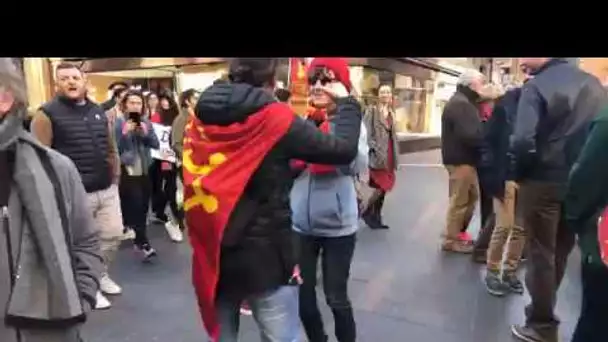 Danseurs pendant la manif oc du 17 février 2019 à Toulouse