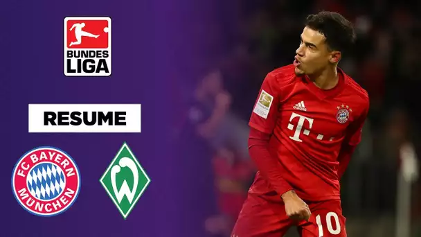 Bundesliga : Avec un Coutinho de gala, le Bayern Munich atomise le Werder