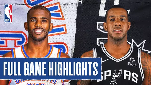 THUNDER at SPURS | FULL GAME HIGHLIGHTS | November 7, 2019