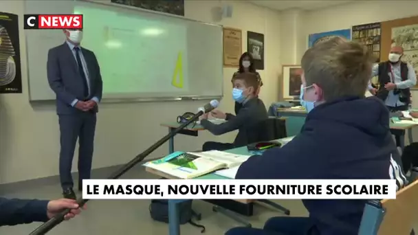 Le masque, nouvelle fourniture scolaire