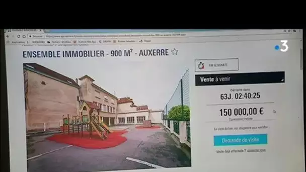 Auxerre : pourquoi une école est-elle mise en vente aux enchères ?