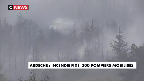 Ardèche : le feu de forêt qui menaçait des habitations de Saint-Marcel-lès-Annonay a été fixé